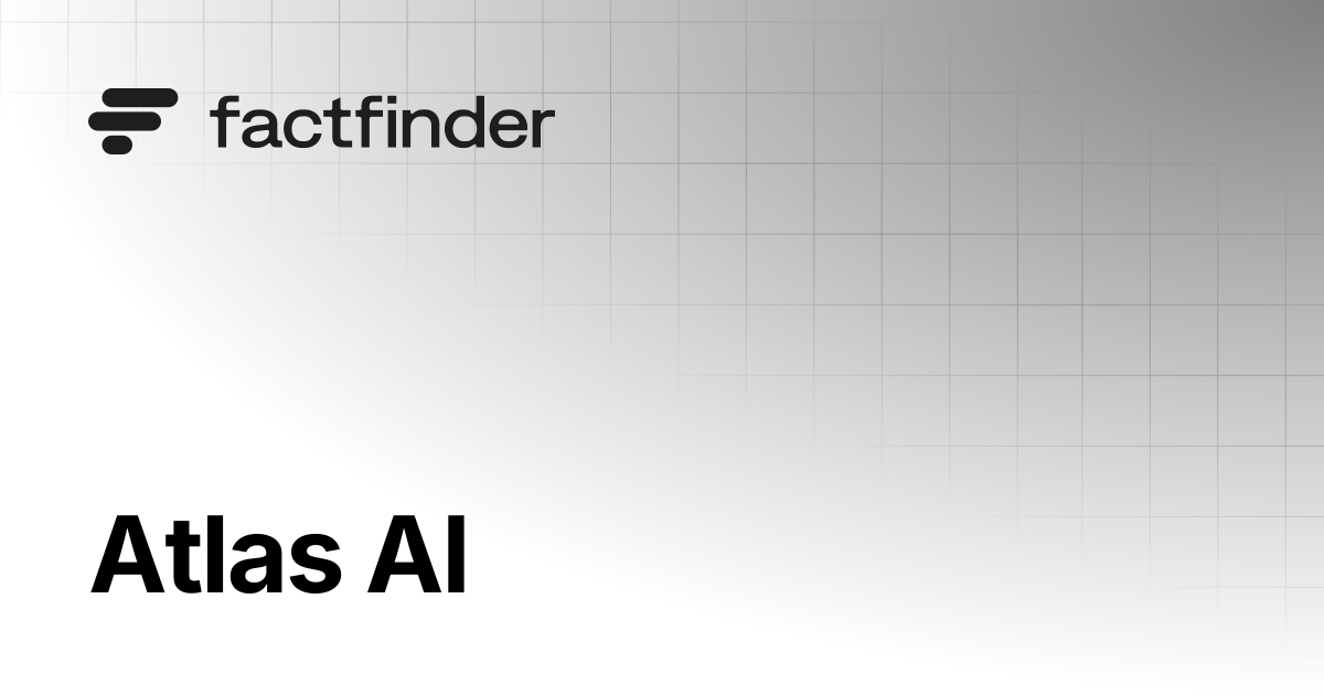 Atlas AI | FactFinder Docs